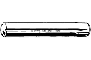 DIN1470 grooved pins-full-length parallel grooved,with pilot 帶導桿及全長平行溝槽的槽銷